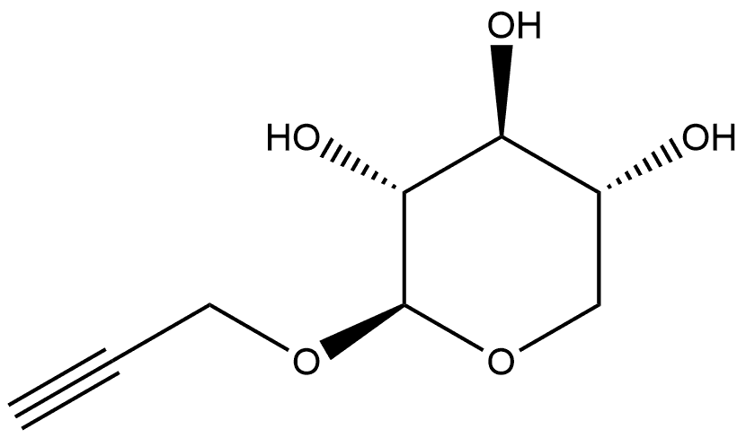 Propargyl β-D-xylopyranoside Struktur