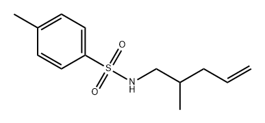 Benzenesulfonamide, 4-methyl-N-(2-methyl-4-penten-1-yl)- Struktur