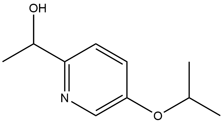 2-Pyridinemethanol, α-methyl-5-(1-methylethoxy)- Struktur