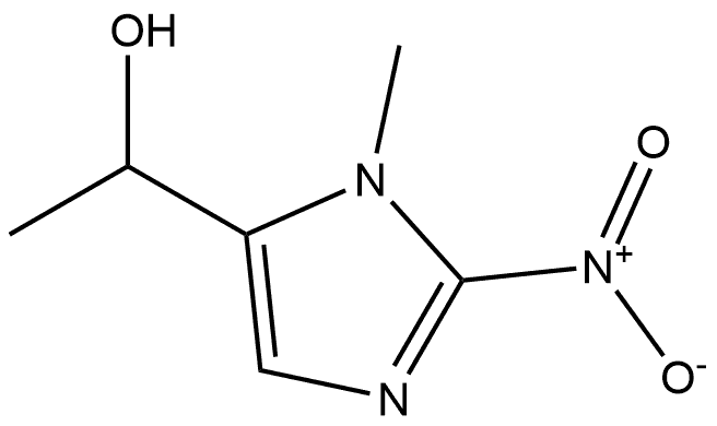 α,1-Dimethyl-2-nitro-1H-imidazole-5-methanol Struktur