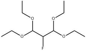 Propane, 1,1,3,3-tetraethoxy-2-fluoro- Struktur