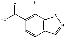 7-fluorobenzo[d]isothiazole-6-carboxylic acid Struktur