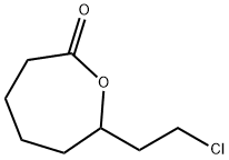 2-Oxepanone, 7-(2-chloroethyl)- Struktur