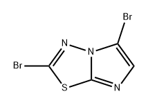 Imidazo[2,1-b]-1,3,4-thiadiazole, 2,5-dibromo- Struktur