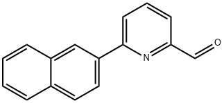 6-(naphthalen-2-yl)picolinaldehyde Struktur