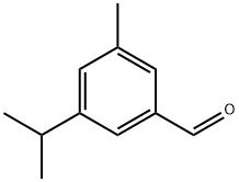 3-isopropyl-5-methylbenzaldehyde Struktur