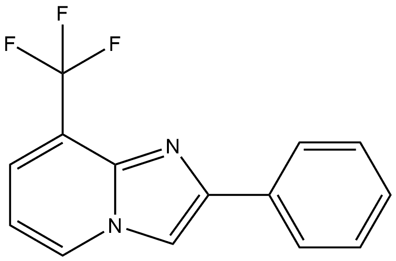 2-Phenyl-8-(trifluoromethyl)imidazo[1,2-a]pyridine Struktur