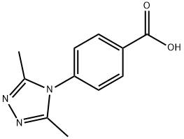 4-(3,5-Dimethyl-[1,2,4]triazol-4-yl)-benzoic acid Struktur