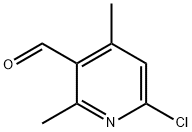 6-Chloro-2,4-dimethyl-3-pyridinecarboxaldehyde Struktur