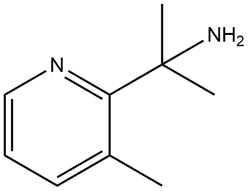 2-(3-methylpyridin-2-yl)propan-2-amine Struktur