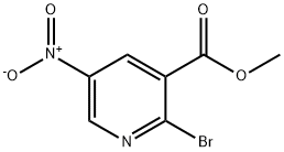 methyl 2-bromo-5-nitropyridine-3-carboxylate Struktur