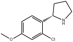 (2S)-2-(2-chloro-4-methoxyphenyl)pyrrolidine Structure