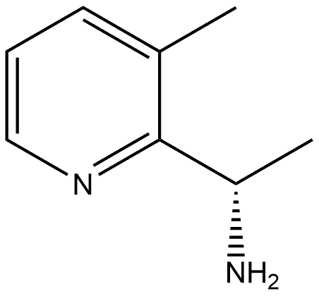 (S)-1-(3-Methylpyridin-2-yl)ethanamine Struktur