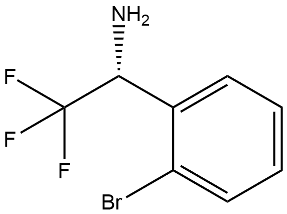 (R)-1-(2-bromophenyl)-2,2,2-trifluoroethanamine Struktur