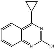 Quinazoline, 2-chloro-4-cyclopropyl- Struktur