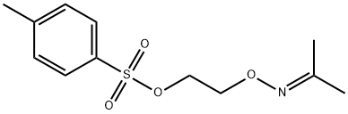 2-[(Isopropylideneamino)oxy]ethyl toluene-4-sulphonate Struktur