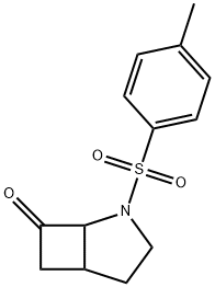 2-[(4-Methylphenyl)sulfonyl]-2-azabicyclo[3.2.0]heptan-7-one Struktur