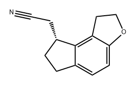 2H-Indeno[5,4-b]furan-8-acetonitrile, 1,6,7,8-tetrahydro-, (8R)-