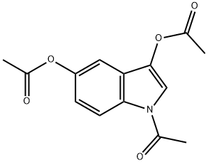 1-乙酰基吲哚-3,5-二基二乙酸酯, 1223385-85-0, 結(jié)構(gòu)式