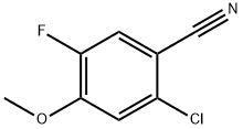 Benzonitrile, 2-chloro-5-fluoro-4-methoxy- Struktur