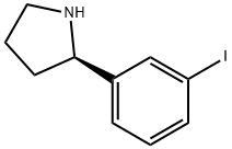 Pyrrolidine, 2-(3-iodophenyl)-, (2R)- Struktur