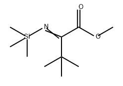 Butanoic acid, 3,3-dimethyl-2-[(trimethylsilyl)imino]-, methyl ester