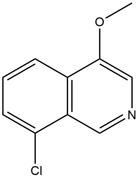 8-chloro-4-methoxyisoquinoline Struktur