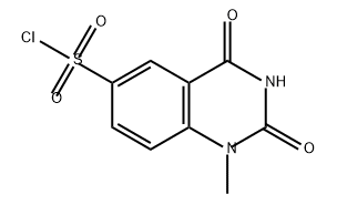 6-Quinazolinesulfonyl chloride, 1,2,3,4-tetrahydro-1-methyl-2,4-dioxo- Struktur