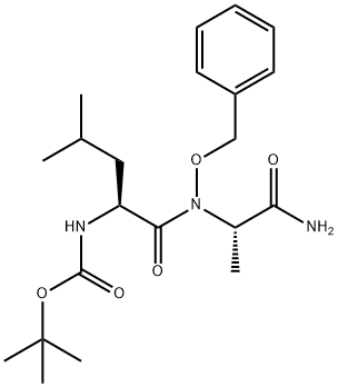 L-Alaninamide, N-[(1,1-dimethylethoxy)carbonyl]-L-leucyl-N-(phenylmethoxy)- (9CI)