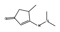 2-Cyclopenten-1-one, 3-(2,2-dimethylhydrazinyl)-4-methyl-