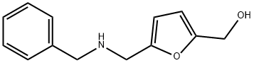 2-Furanmethanol, 5-[[(phenylmethyl)amino]methyl]- Struktur