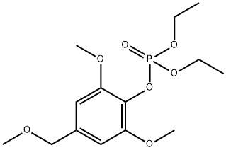 Phosphoric acid, 2,6-dimethoxy-4-(methoxymethyl)phenyl diethyl ester