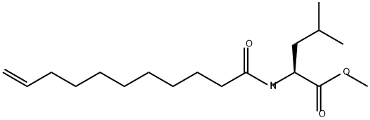 甲基十一烯酰亮氨酸酯 結(jié)構(gòu)式