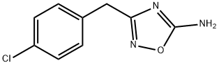 1,2,4-Oxadiazol-5-amine, 3-[(4-chlorophenyl)methyl]- Struktur