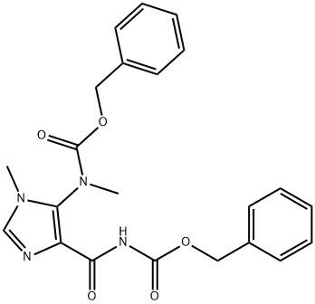 Carbamic acid, methyl[1-methyl-4-[[[(phenylmethoxy)carbonyl]amino]carbonyl]-1H-imidazol-5-yl]-, phenylmethyl ester (9CI)