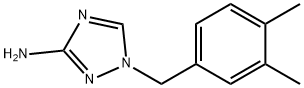 1H-1,2,4-Triazol-3-amine, 1-[(3,4-dimethylphenyl)methyl]- Struktur