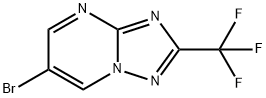 [1,2,4]Triazolo[1,5-a]pyrimidine, 6-bromo-2-(trifluoromethyl)- Struktur