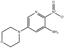 3-Pyridinamine, 5-(4-morpholinyl)-2-nitro-