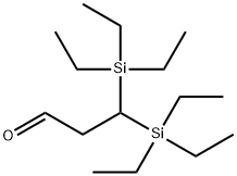 3,3-雙(三乙基硅基)丙醛 結(jié)構(gòu)式