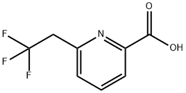 6-(2,2,2-Trifluoroethyl)-2-pyridinecarboxylic acid Struktur