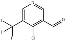 3-Pyridinecarboxaldehyde, 4-chloro-5-(trifluoromethyl)- Structure