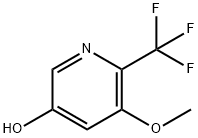 3-Pyridinol, 5-methoxy-6-(trifluoromethyl)- Structure