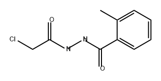 Benzoic acid, 2-methyl-, 2-(2-chloroacetyl)hydrazide