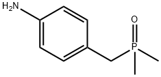 Benzenamine, 4-[(dimethylphosphinyl)methyl]- Structure