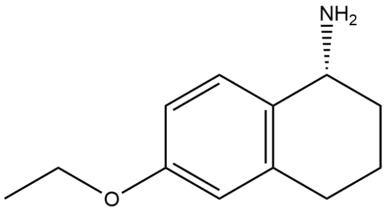 (R)-6-ethoxy-1,2,3,4-tetrahydronaphthalen-1-amine Struktur