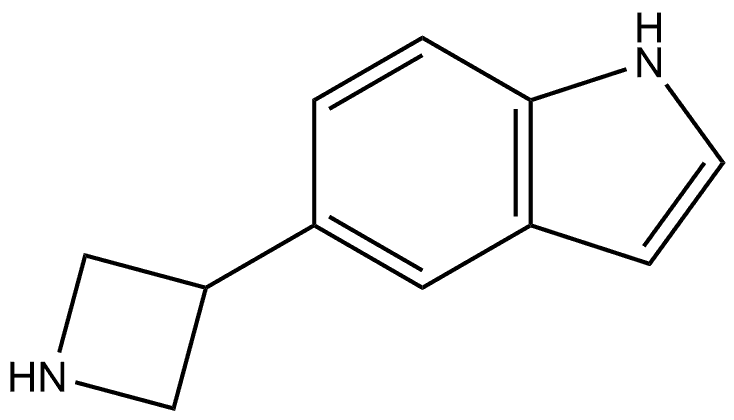 5-(azetidin-3-yl)-1H-indole Struktur