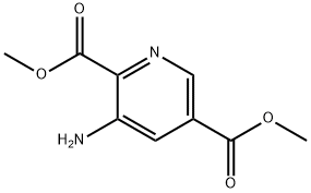 2,5-Pyridinedicarboxylic acid, 3-amino-, 2,5-dimethyl ester Struktur