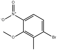 Benzene, 1-bromo-3-methoxy-2-methyl-4-nitro- Struktur