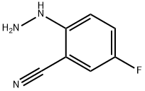 Benzonitrile, 5-fluoro-2-hydrazinyl- Struktur