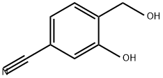 Benzonitrile, 3-hydroxy-4-(hydroxymethyl)- Struktur